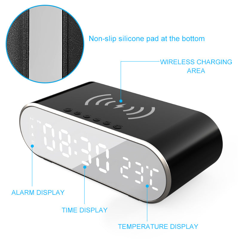 Thermometer Wireless Charger Clock