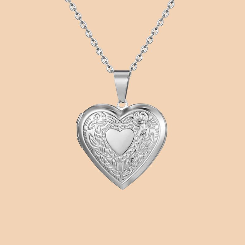 Heart Photo Frame Necklace