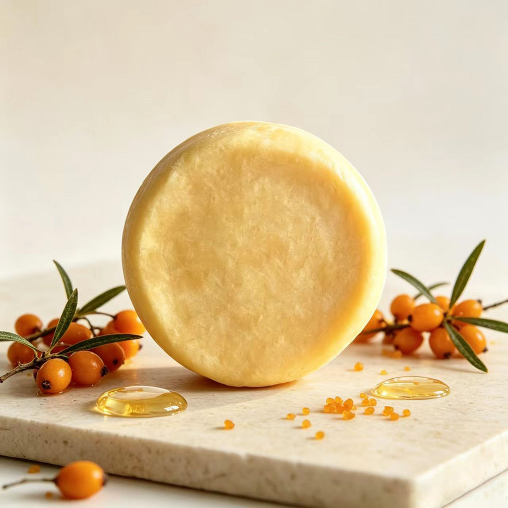 Handmade cold-process herbal soap