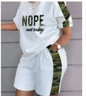 3D Digital Print Women's Two-Piece Sportswear Set