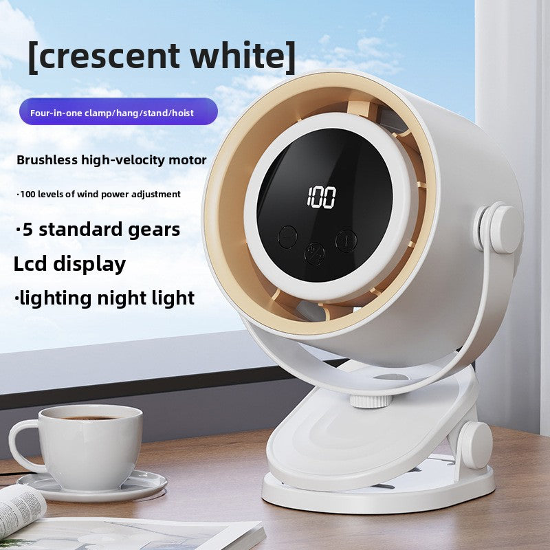 Portable USB Desk Fan with Rechargeable Battery