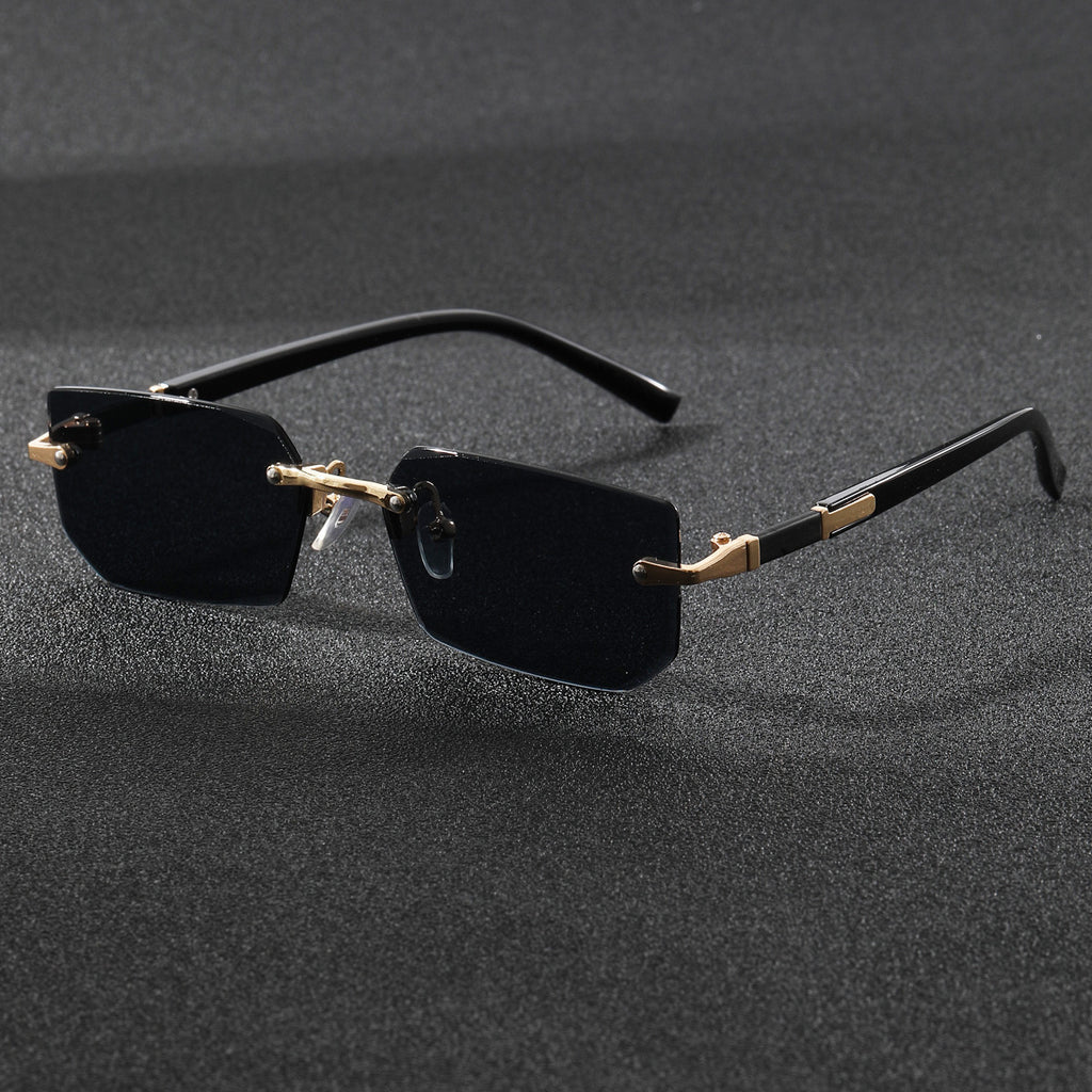 Frameless Metal Sunglasses UV400 Protection