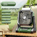 Portable USB Rechargeable Camping Fan with Light