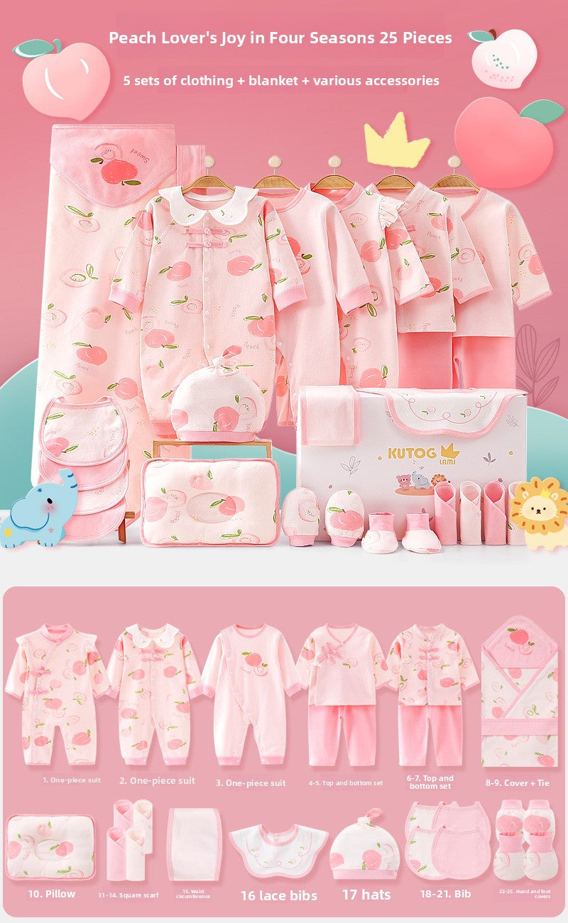 Newborn gift set with baby clothes