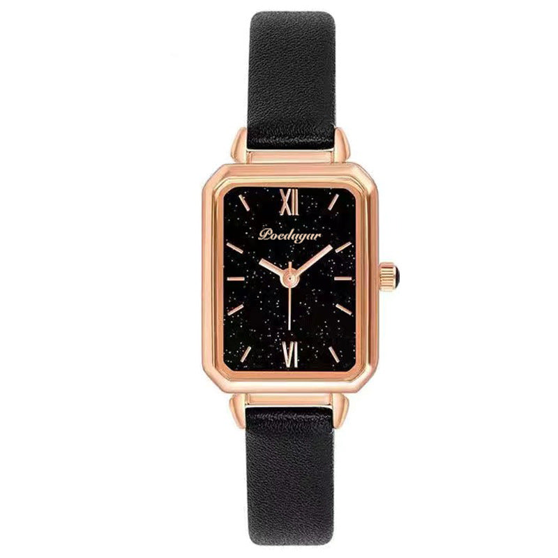 Elegant Square Ladies Quartz Watch