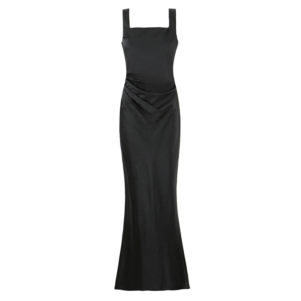 Elegant Halter Neck Fishtail Evening Gown