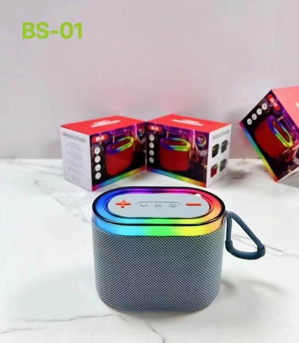 Portable Wireless Bluetooth Speaker with RGB Lights