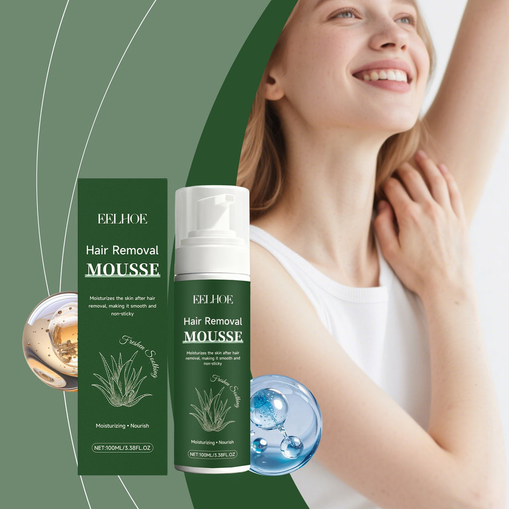 Soothing Gentle Hair Removal and Cleansing Mousse