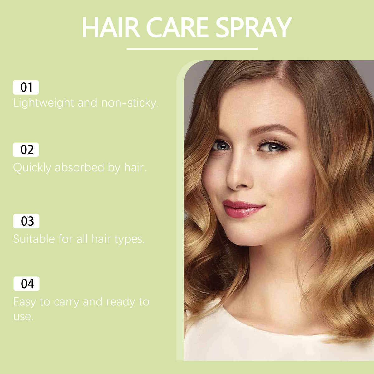 Gentle Moisturizing Hair Care Spray