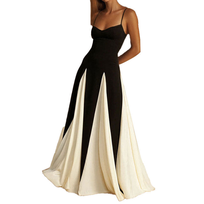 2026 Cross-Border Foreign Trade Women's Clothing European and American Summer New Style Elegant and Sexy Backless Slim-Fit Dress