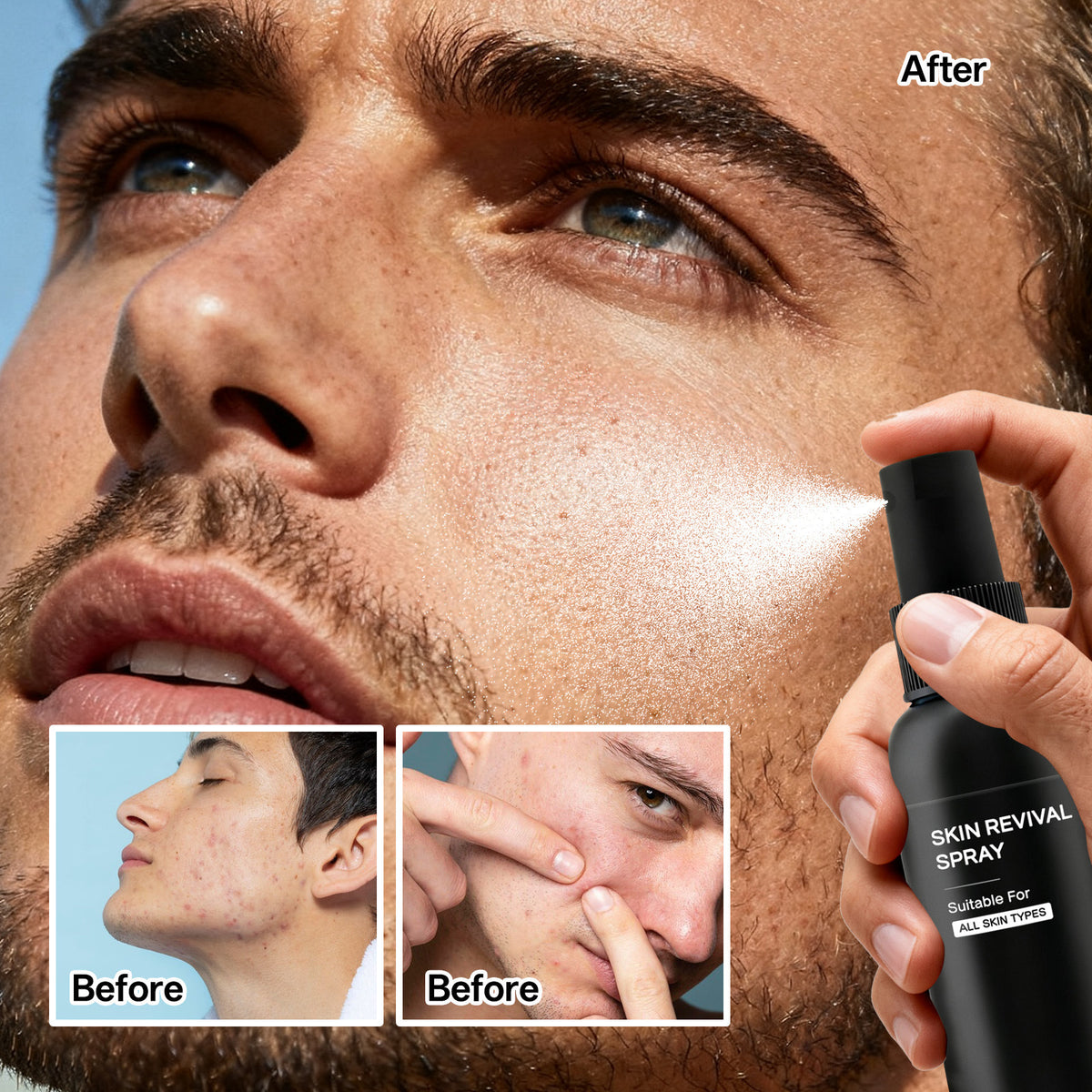 Hydrating and moisturizing skin-nourishing spray