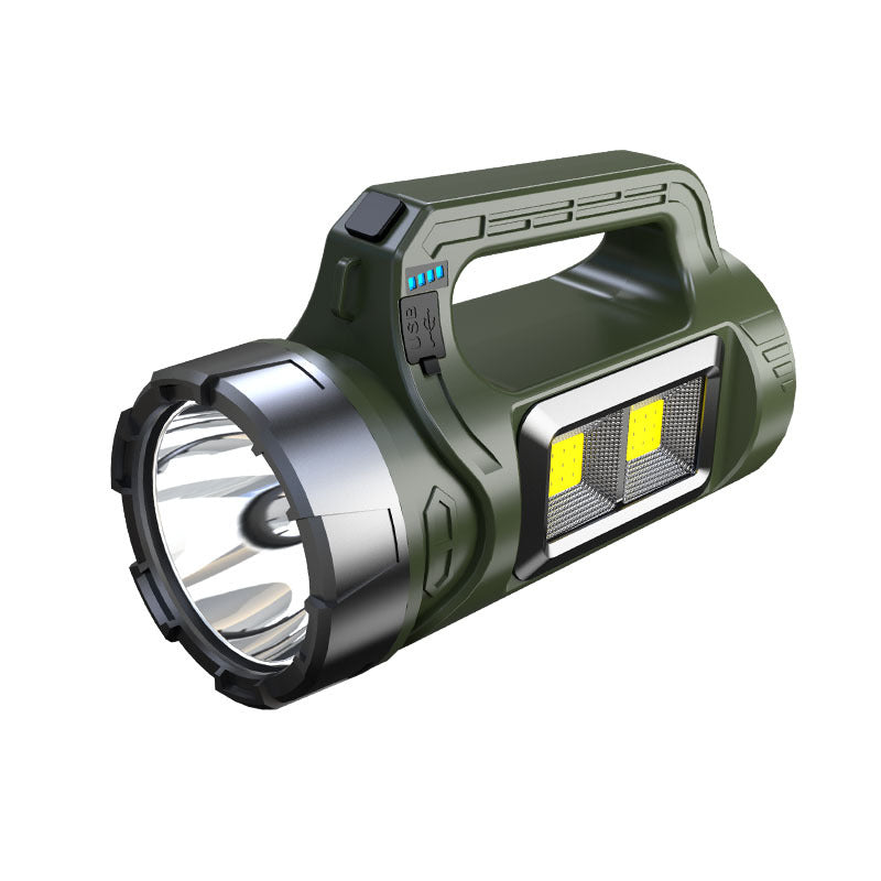 Solar Powered Rechargeable LED Flashlight