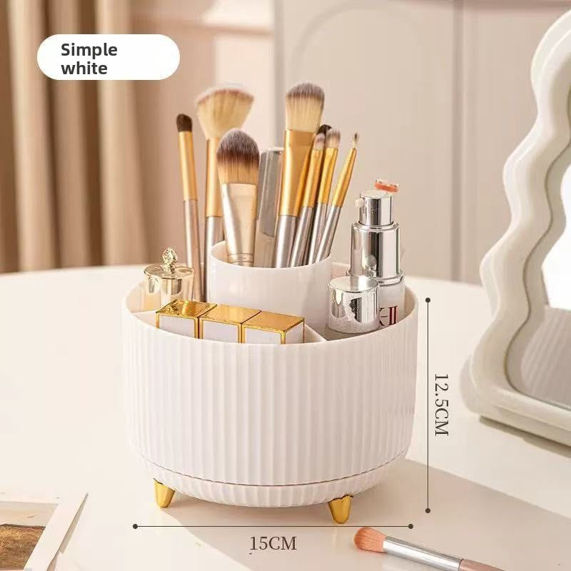 Desktop Rotary Cosmetic Brush Storage Cylinder Cosmetic Rack