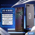 Mechanical Keyboard with Blue Switches and RGB Backlight