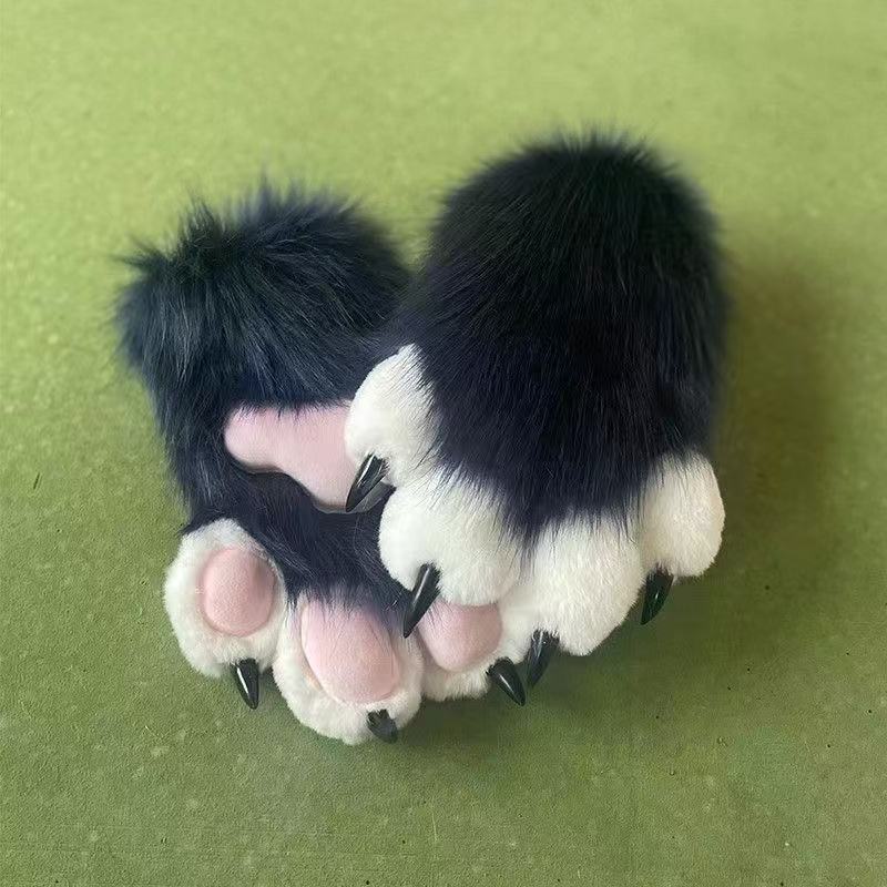 Adult Plush Animal Costume Gloves Boots Wings