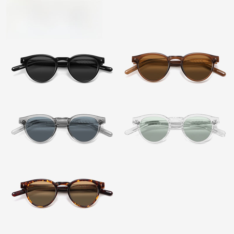 Retro Round Polarized Sunglasses