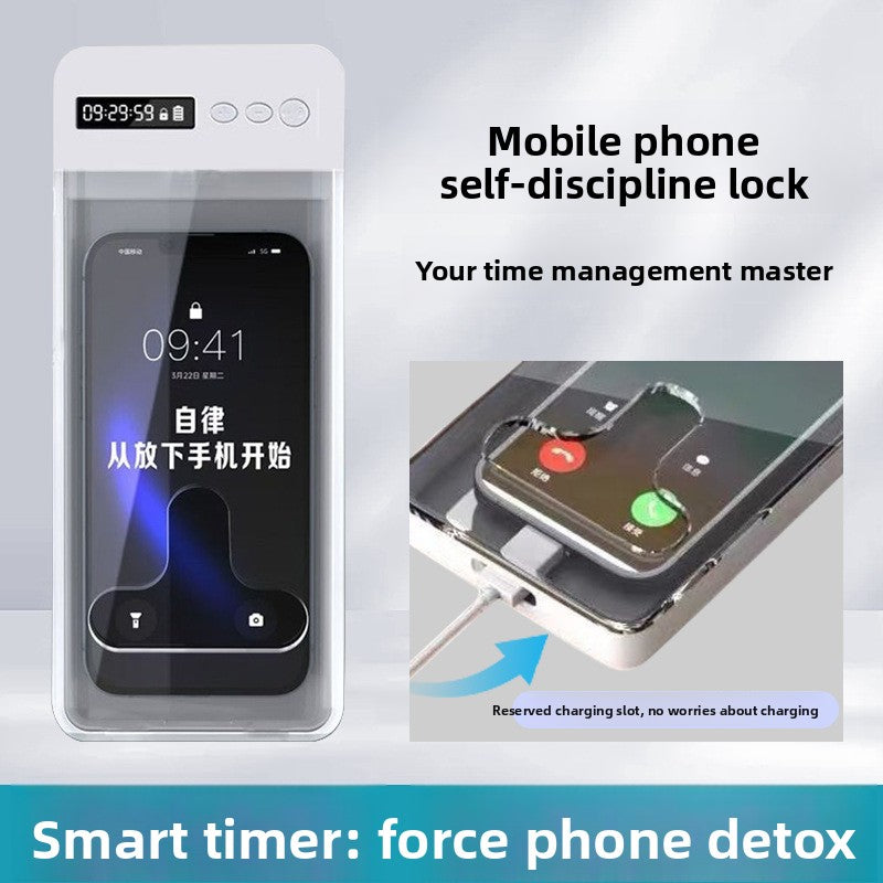 Transparent Timer Phone Lock Box for Self-Discipline