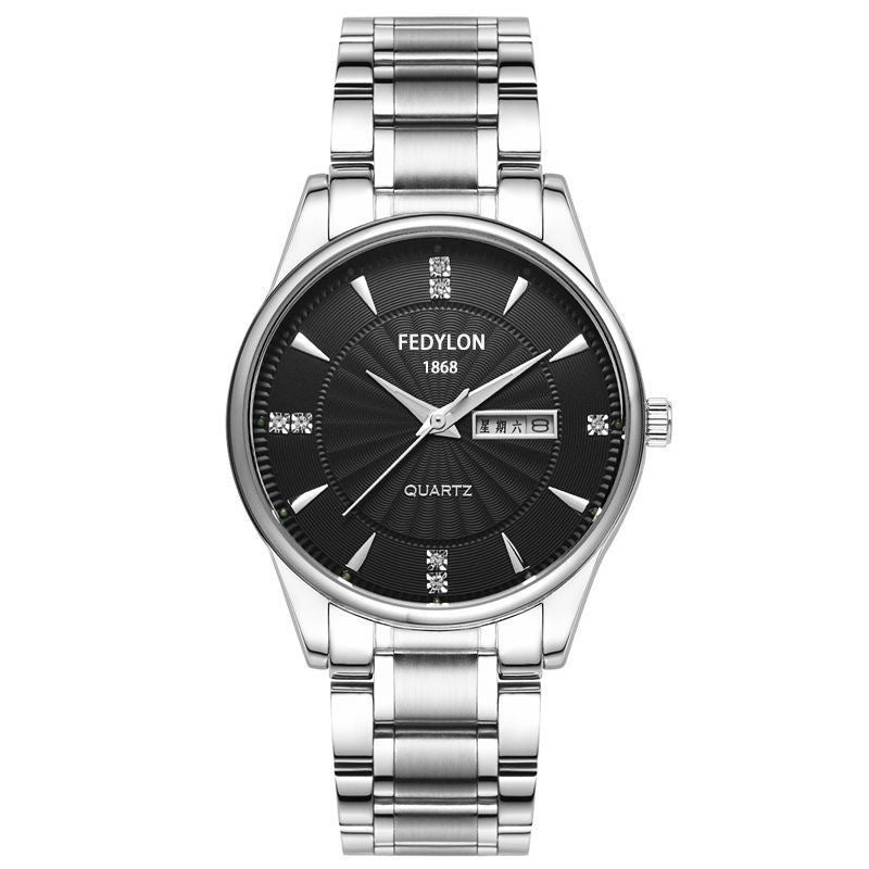 Fully automatic non-mechanical watch with water resistance