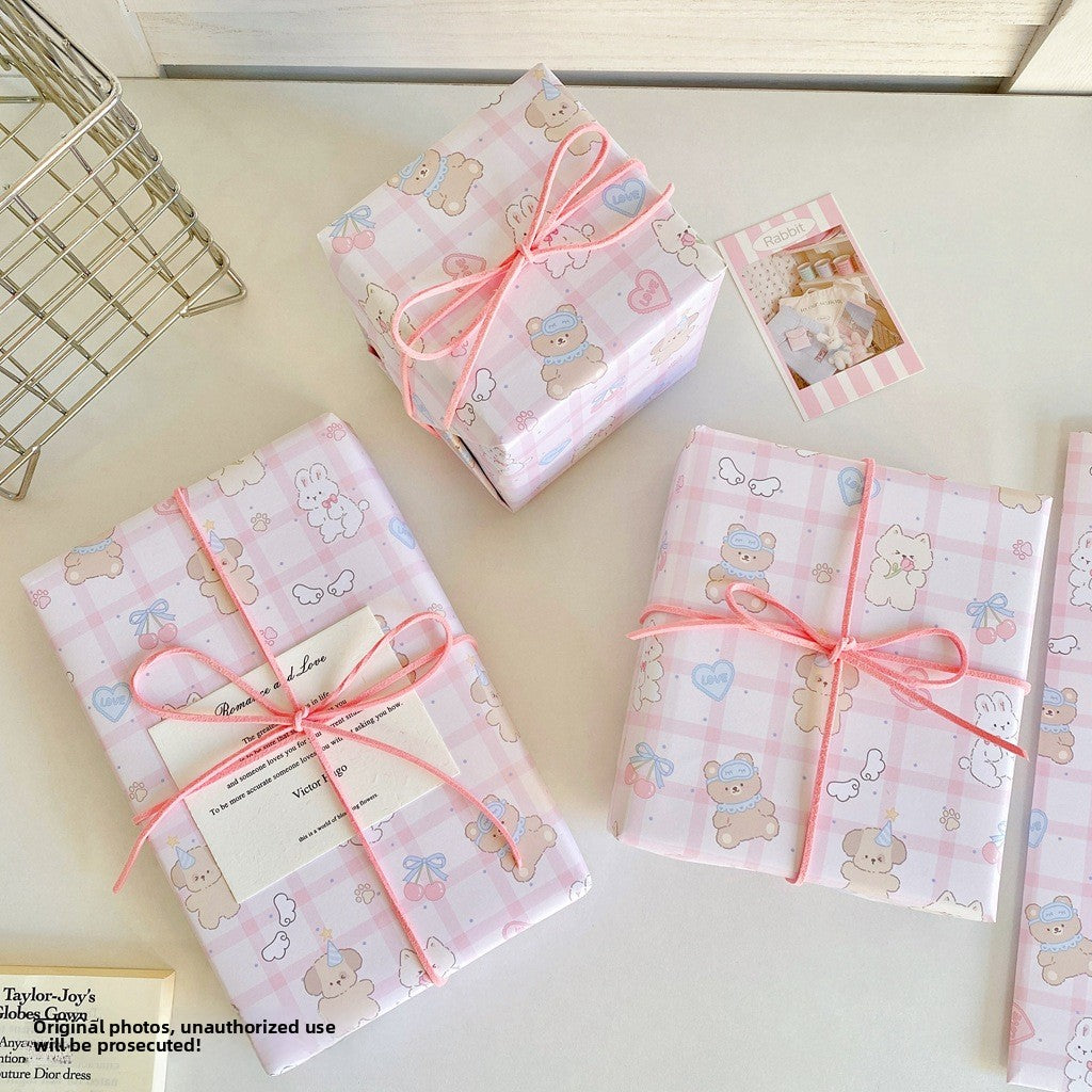 gift wrapping paper