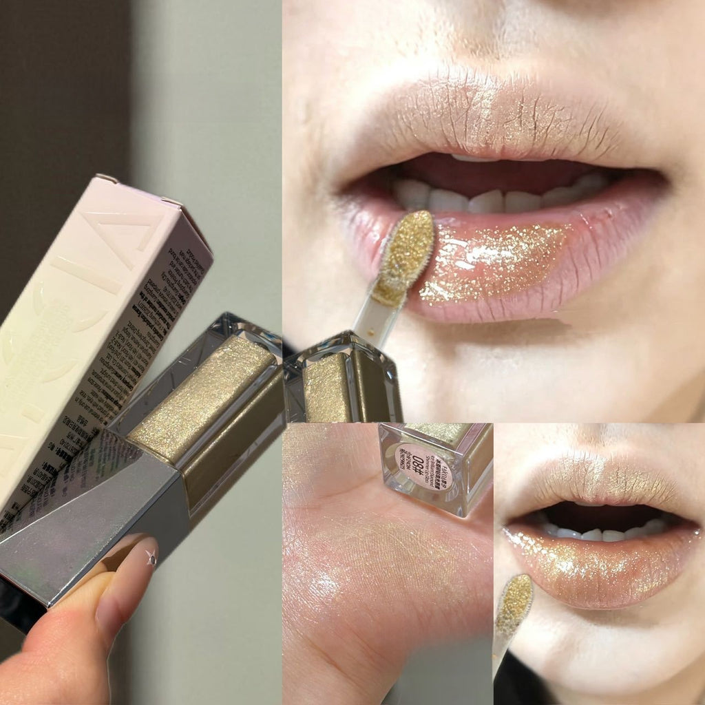 Shimmering Diamond Pearlescent Lip Gloss