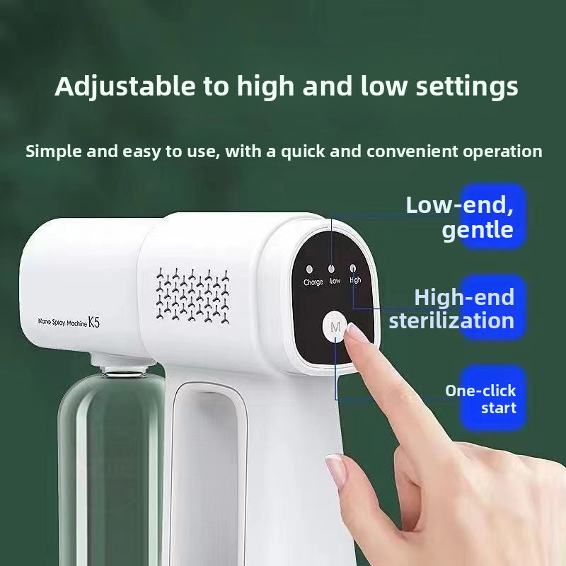 Nanoparticle Spray Gun Disinfection Machine