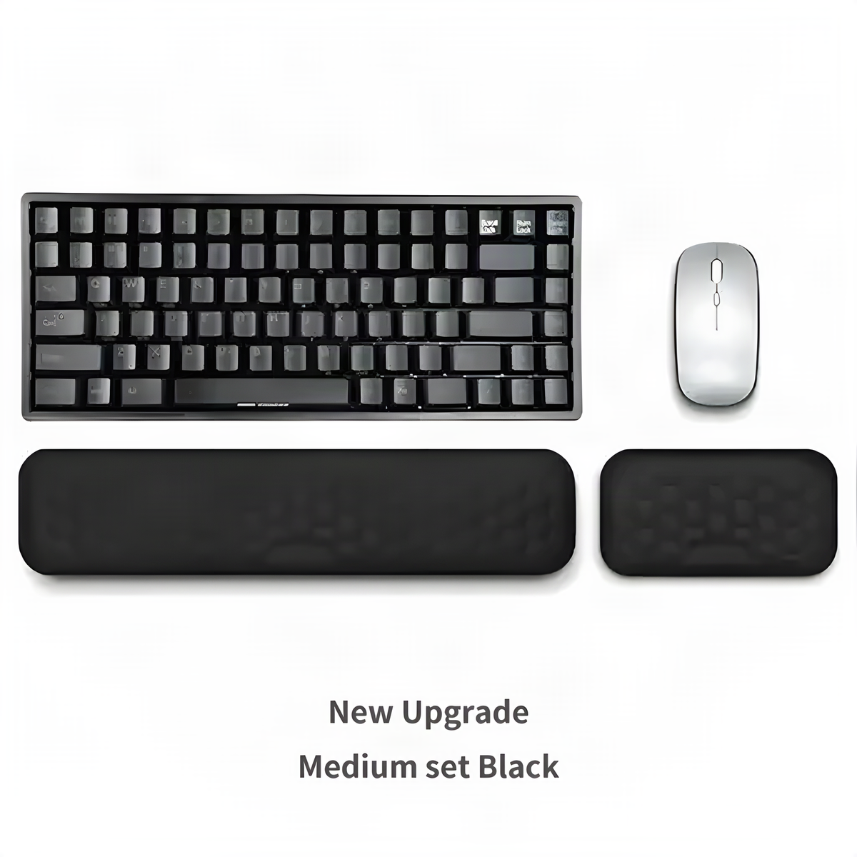 Memory Foam Keyboard and Mouse Wrist Rests