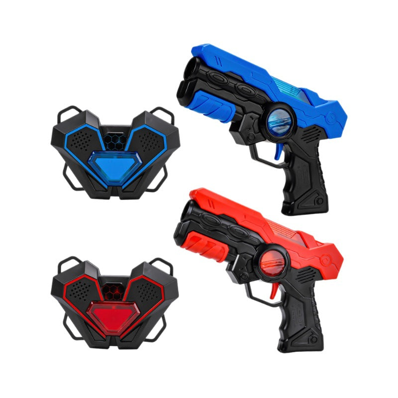 Interactive battle toy gun