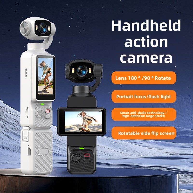 Handheld Anti-Shake Action Camera with App Gimbal