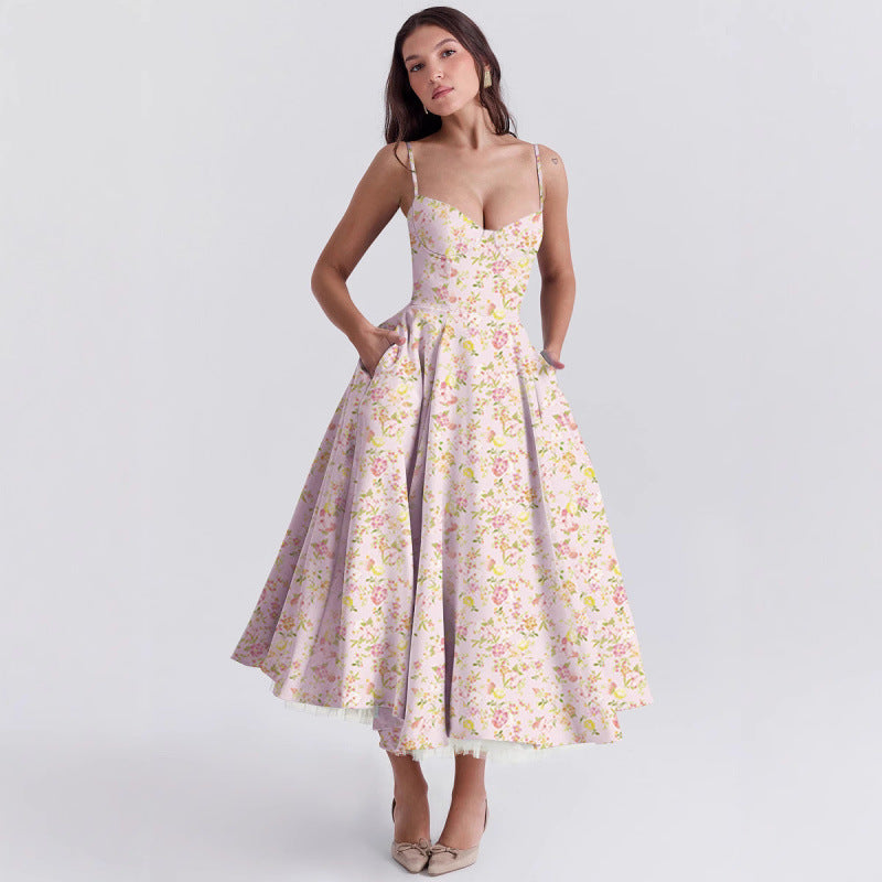 Elegant French Mesh Princess Dress