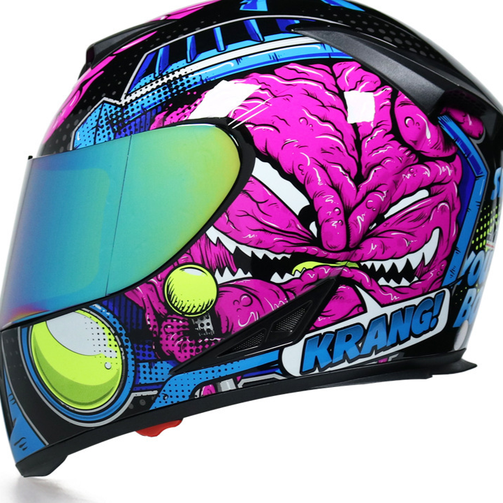 Dual Lens Motorcycle Helmet
