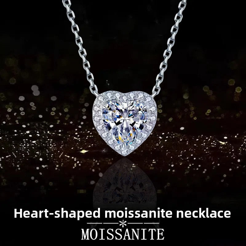 Sterling Silver Heart Pendant Necklace