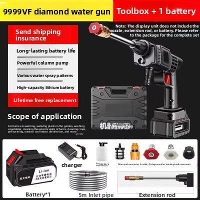 Portable Rechargeable High Pressure Car Washer