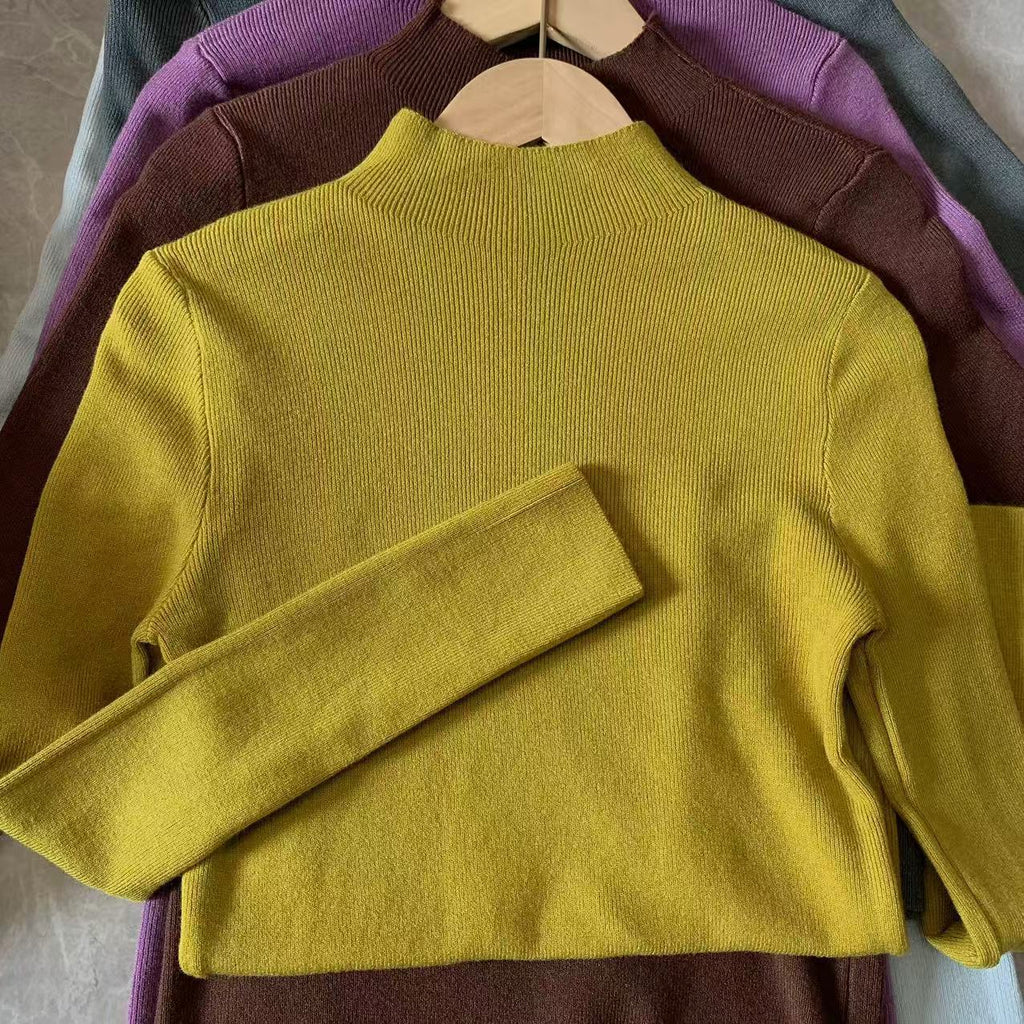 Half Turtleneck Slim Fit Sweater