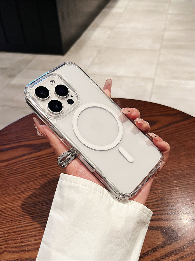 Magnetic Transparent Phone Case