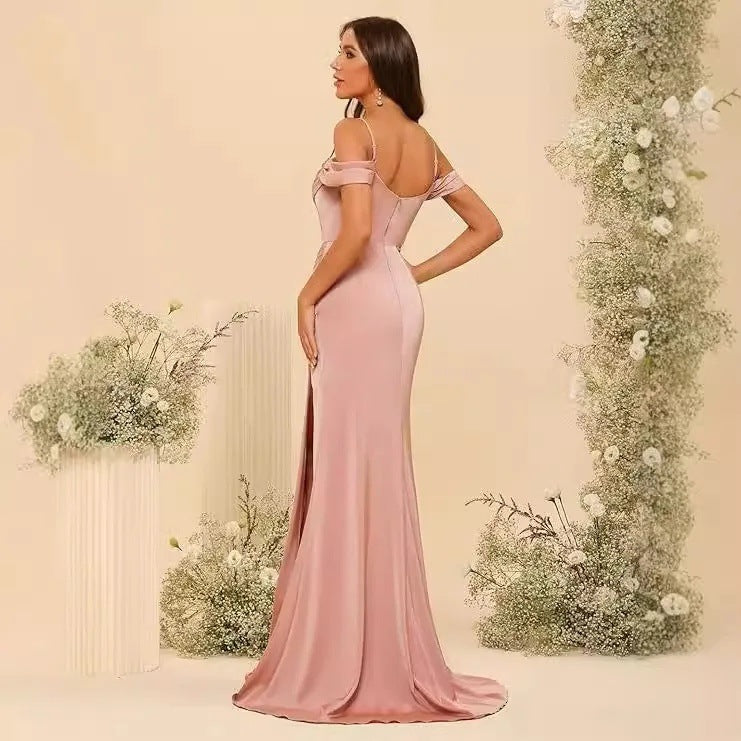 Mermaid Off-Shoulder Evening Dress