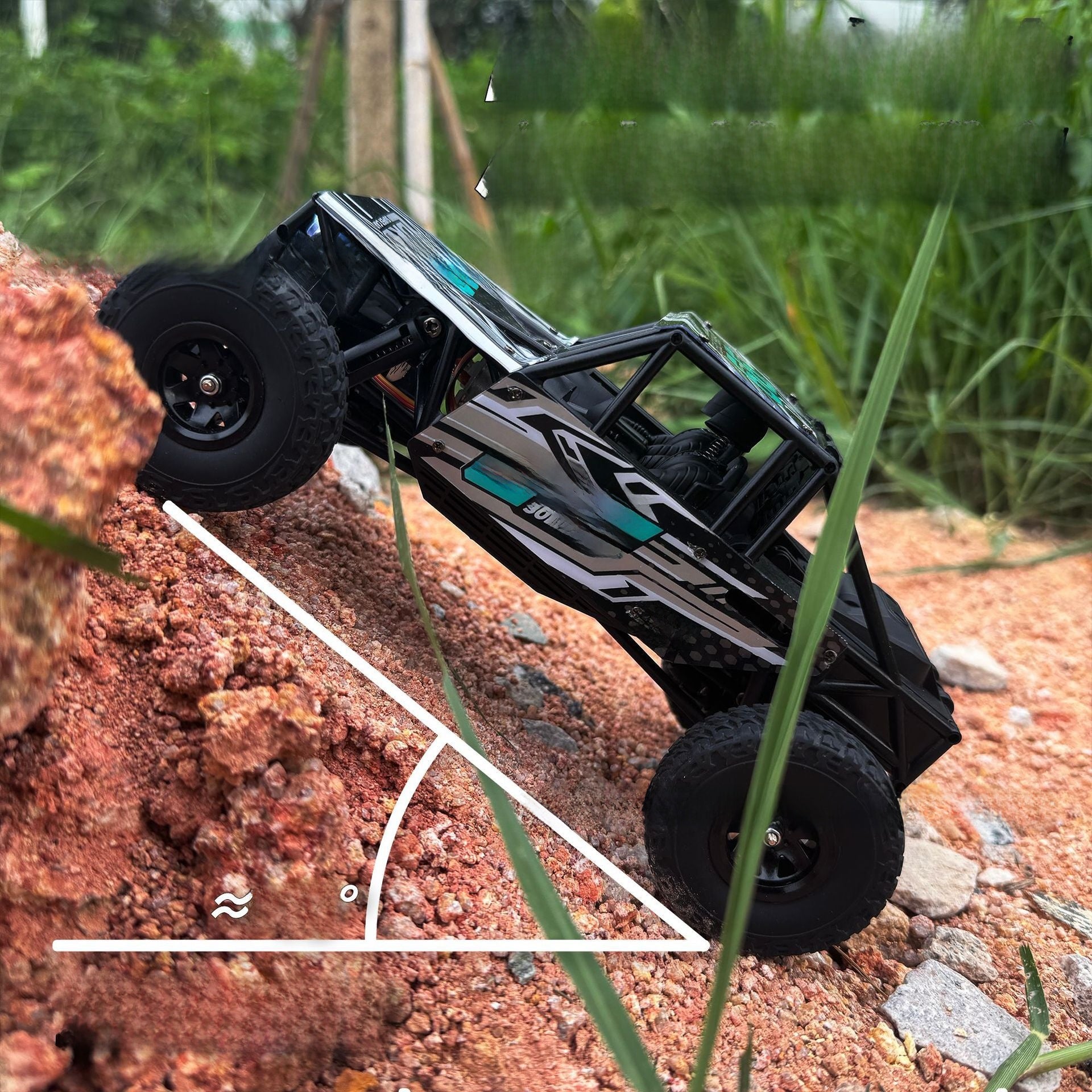 RC Climbing Four-Wheel Drive Off-Road Model Car