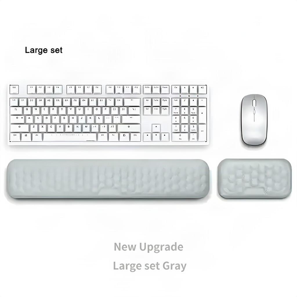 Memory Foam Keyboard and Mouse Wrist Rests