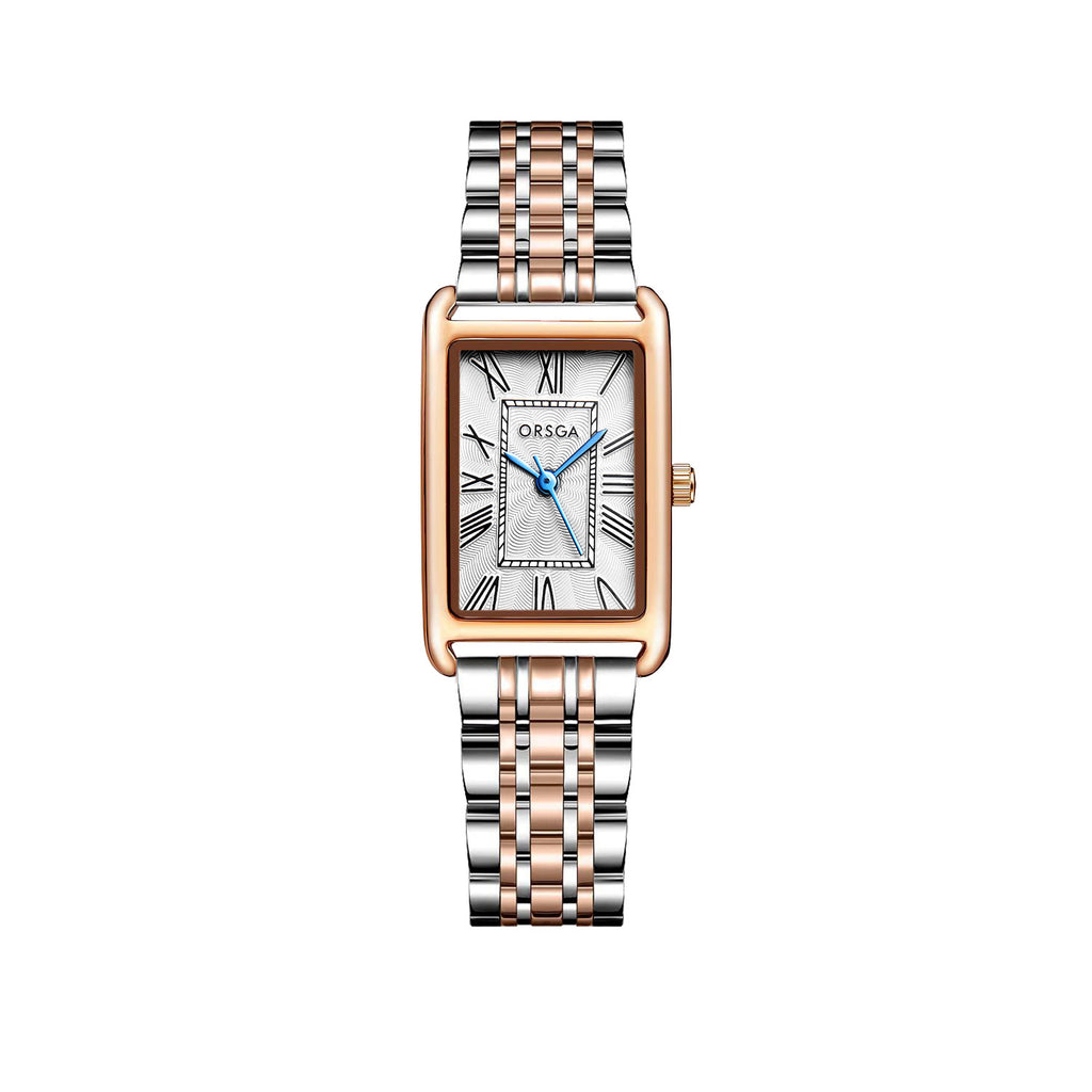 Women Square Stainless Steel Quartz Watch