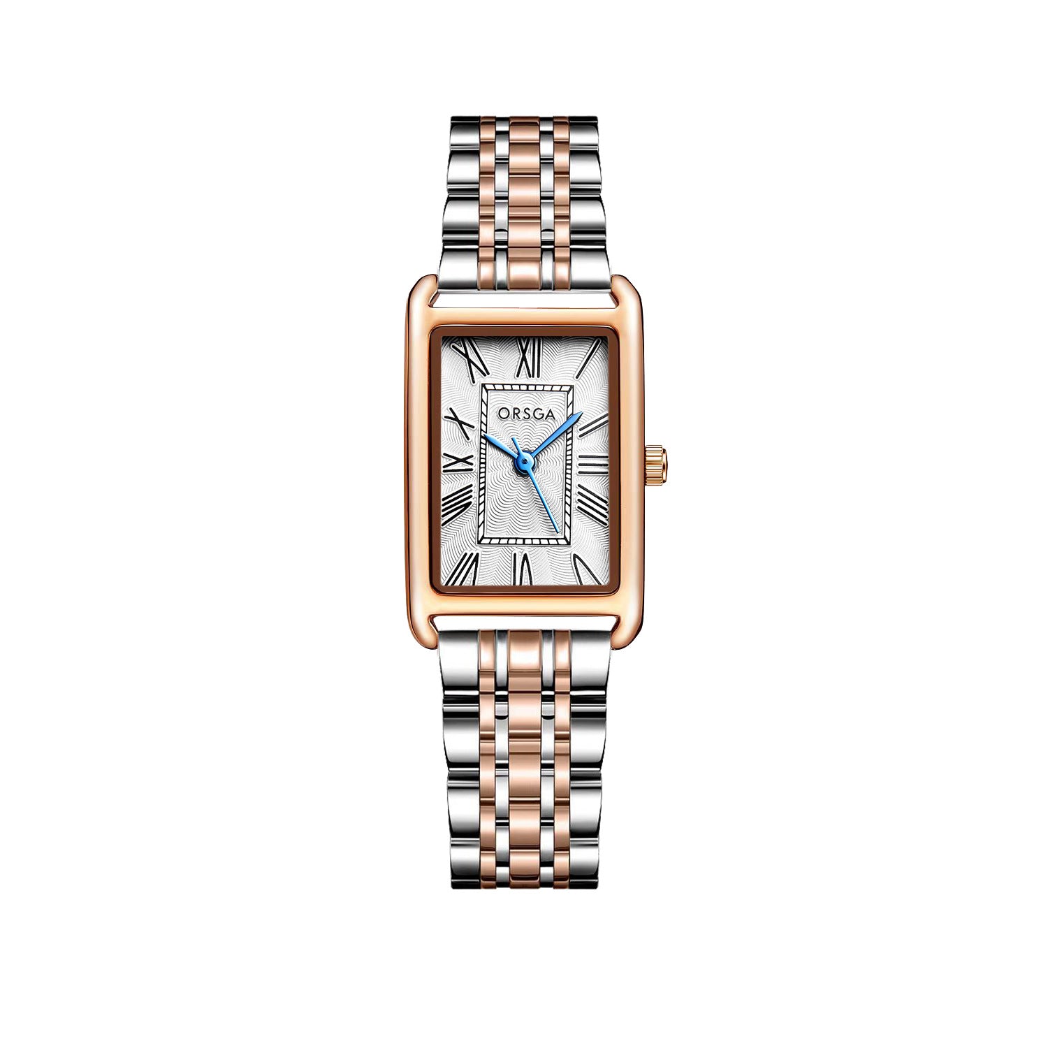 Women Square Stainless Steel Quartz Watch