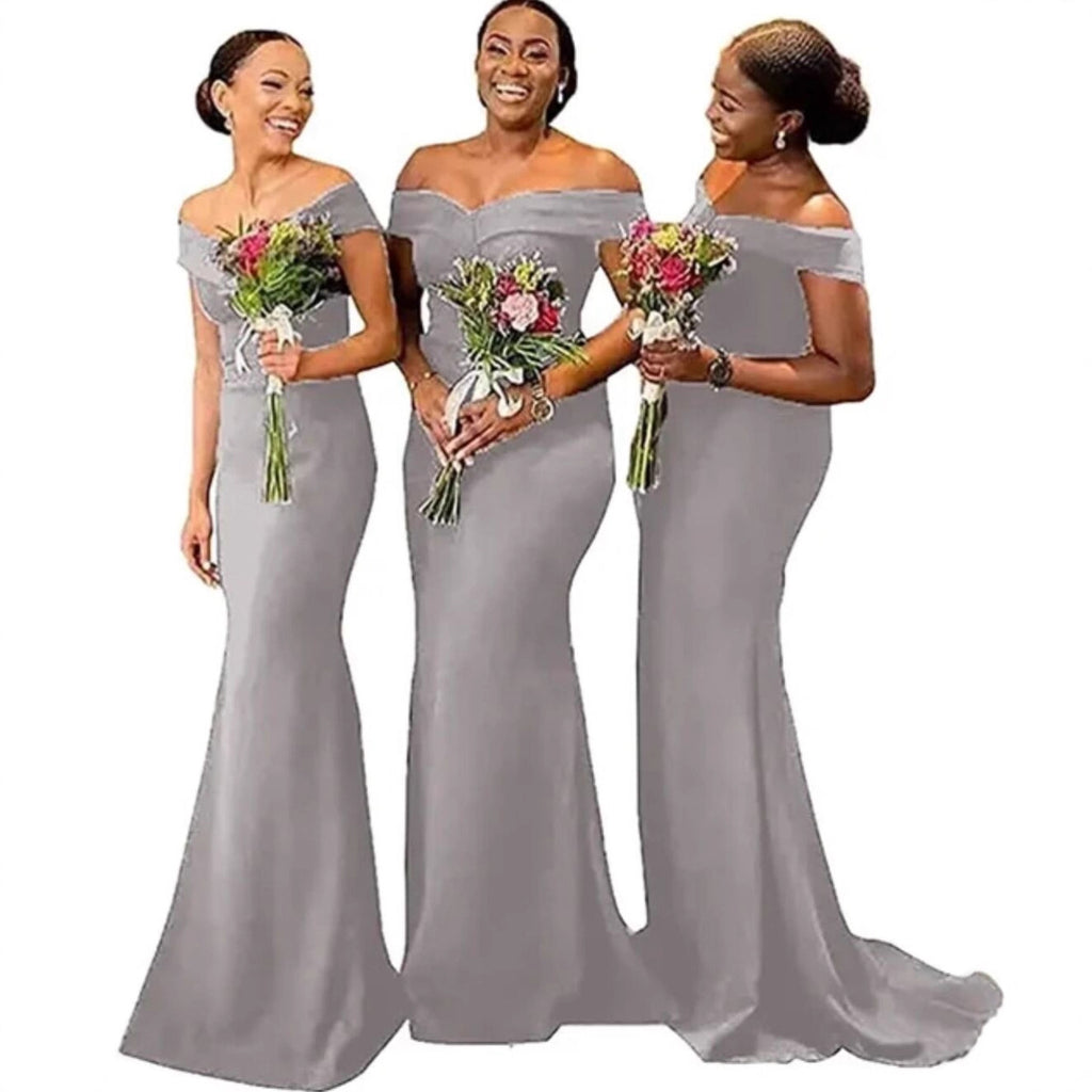 Elegant and simple women's evening dress