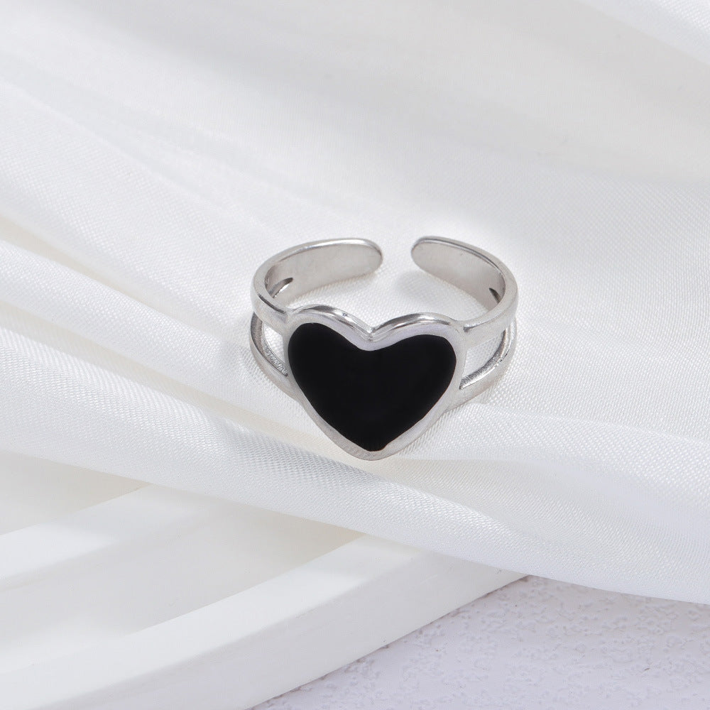 Adjustable Gold Plated Stainless Steel Ring