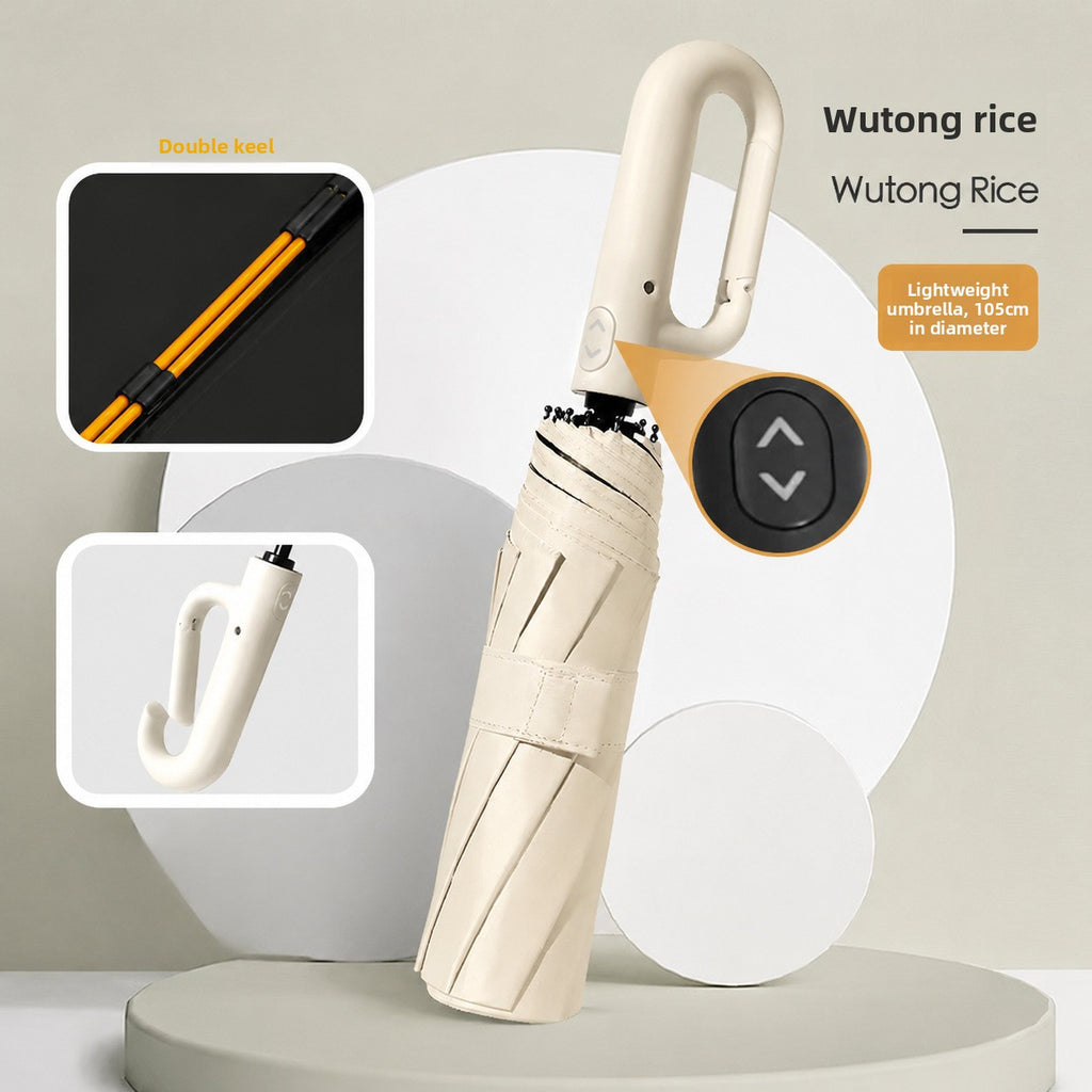 Fully Automatic Umbrella with Ring Handle