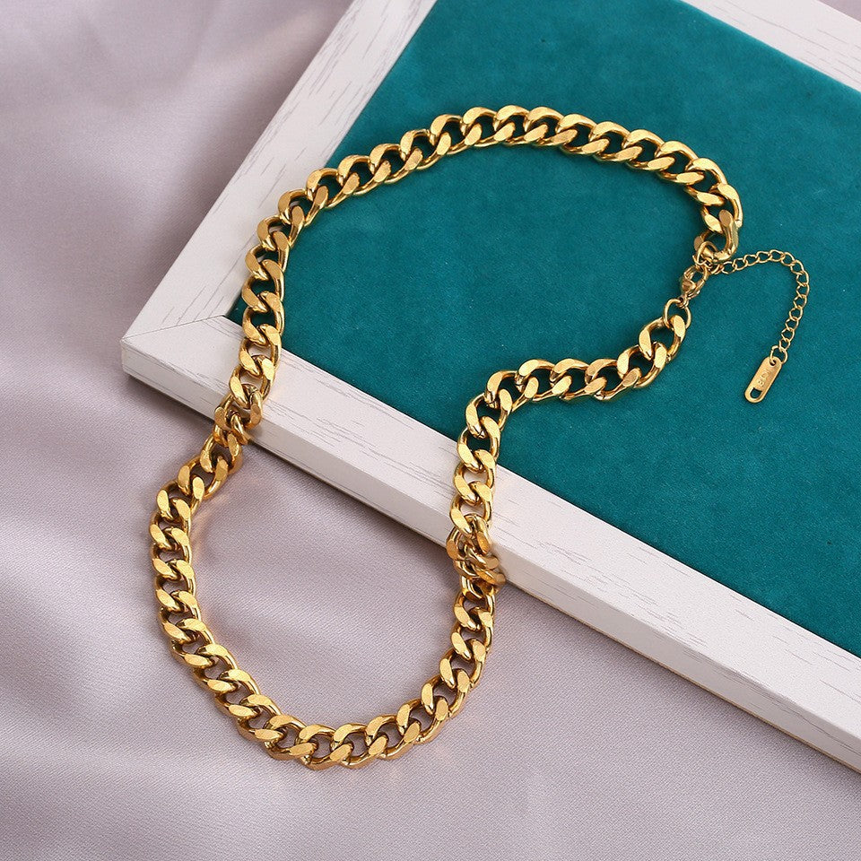 Minimalist Titanium Steel Clavicle Necklace