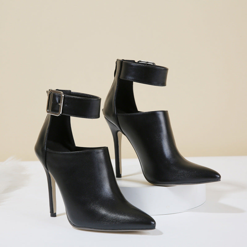 Women's Pointed High Heel Ankle Boots