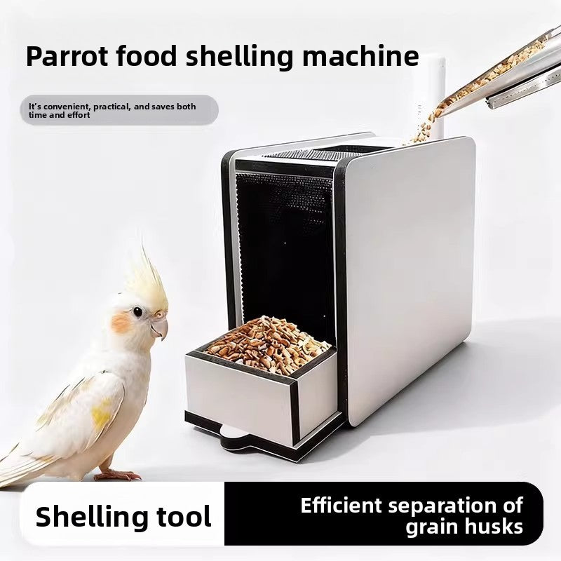 Automatic Parrot Feed Husk Blower Separator Tool