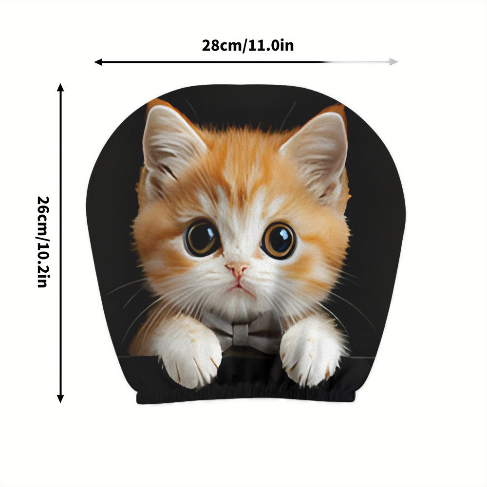 Car Printed Headrest Case Universal Funny Fun Universal Headgear