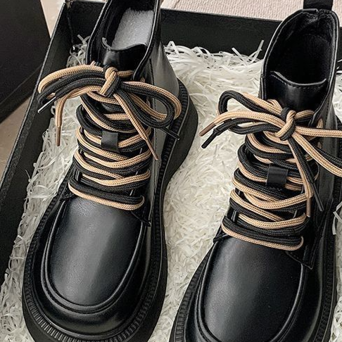 Women's Round Toe Thick Sole Short Boots