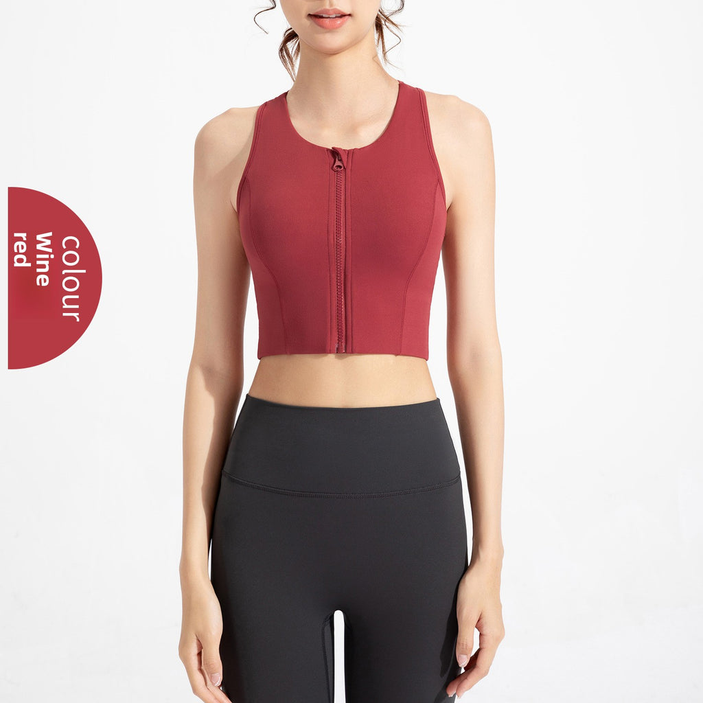 Antibacterial Sports Vest with Chest Support