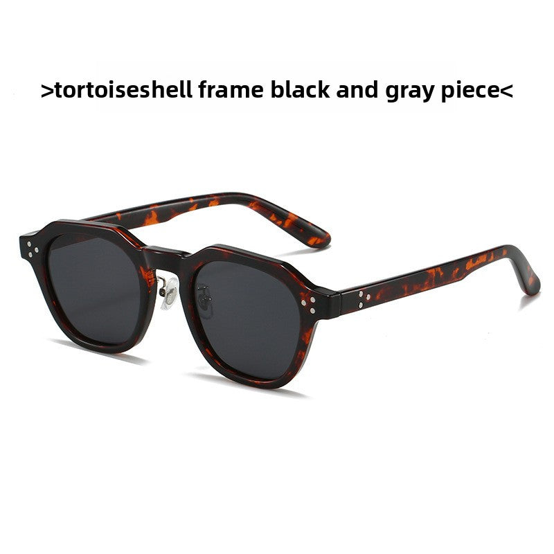 TR90 Geometric Polarized Sunglasses UV400 Protection