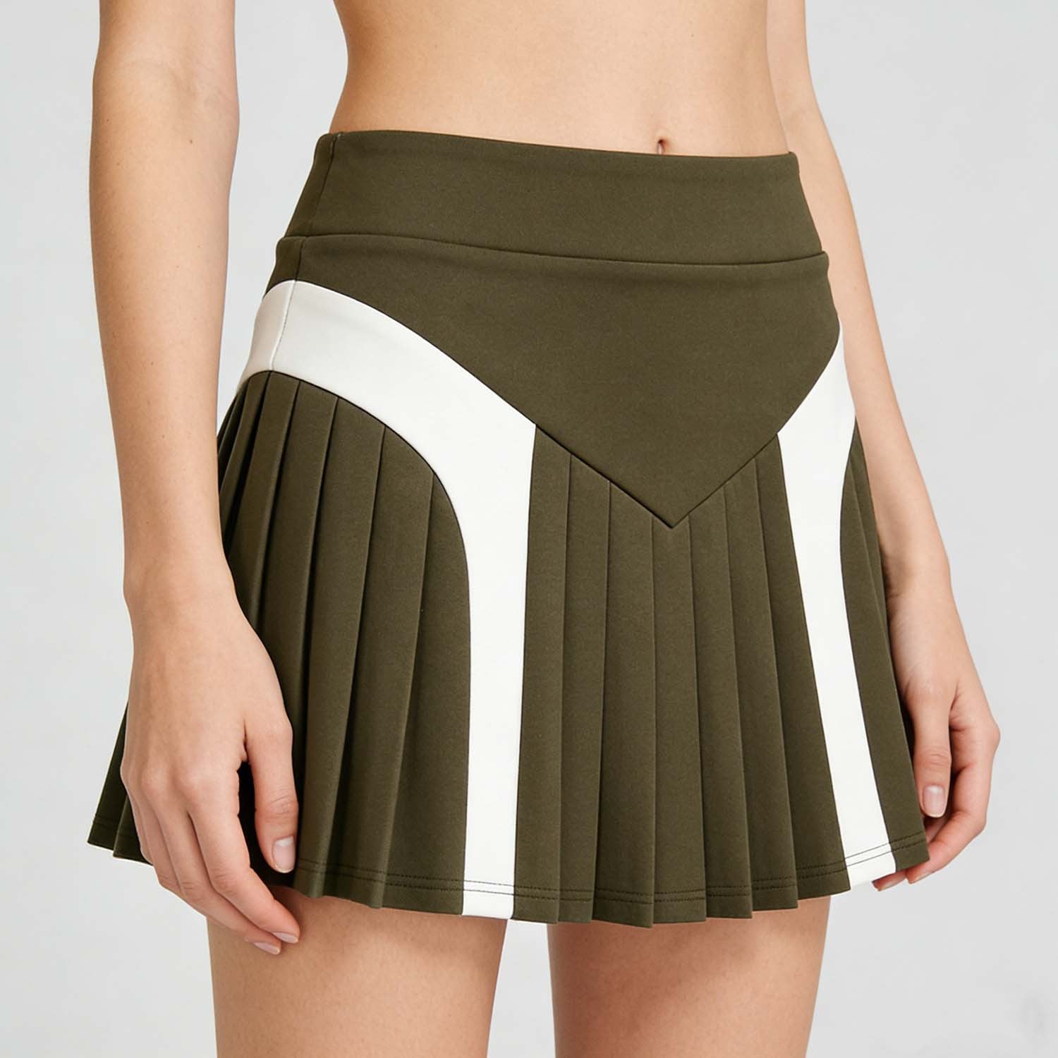 Womens High Waist Tennis Skirt